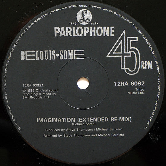 Belouis Some – Imagination (Extended Remix) (NM) BOX16