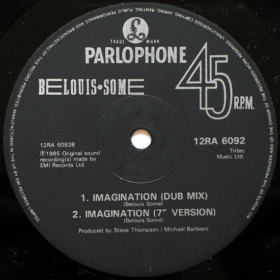 Belouis Some – Imagination (Extended Remix) (NM) BOX16