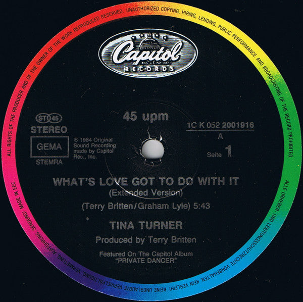 Tina Turner – What's Love Got To Do With It (Extended Version) (NM) BOX14