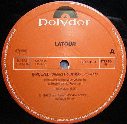 LaTour – Involved, People Are Still Having Sex (Mark's Missionary Mix)  (VG+) BOX22