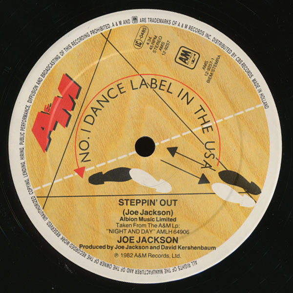 Joe Jackson – Steppin' Out / T.V. Age (VG+) BOX31