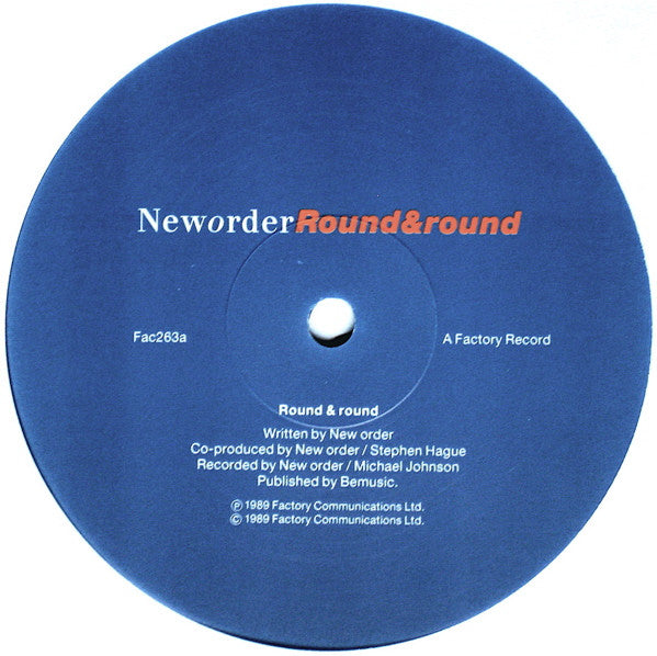 Neworder – Round&round  (VG+) BOX16