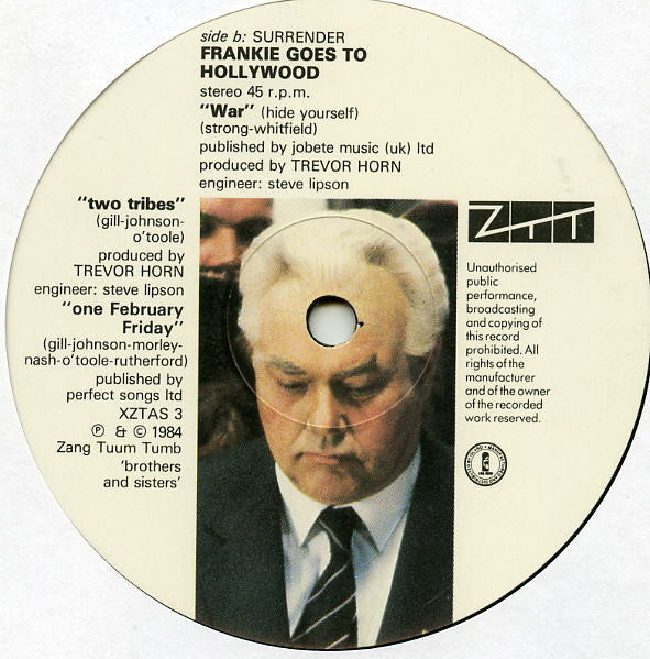 Frankie Goes To Hollywood – Two Tribes (Carnage) (EX) BOX16