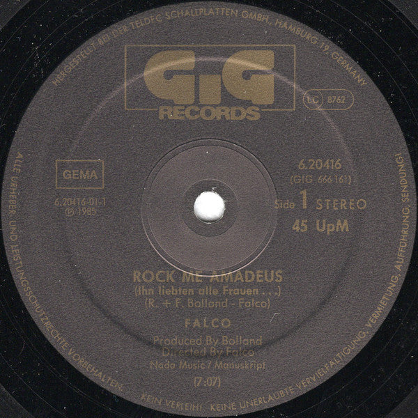 Falco – Rock Me Amadeus (VG+) BOX8