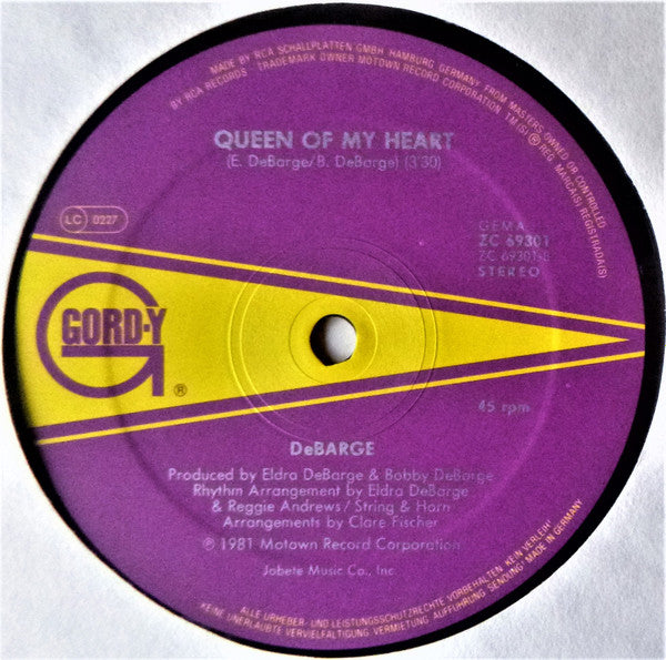 DeBarge – Rhythm Of The Night (NM, FUNDA VG+) BOX24