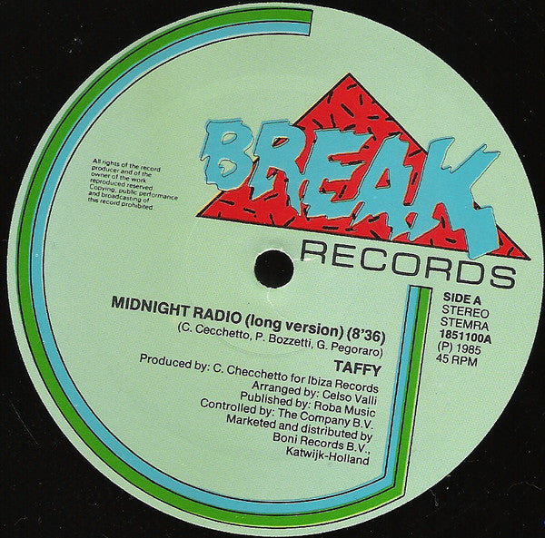 Taffy – I Love My Radio (Midnight Radio) (NM, FUNDA EX) BOX2