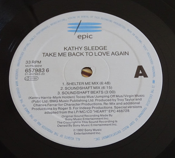 Kathy Sledge – Take Me Back To Love Again (EX) BOXE4