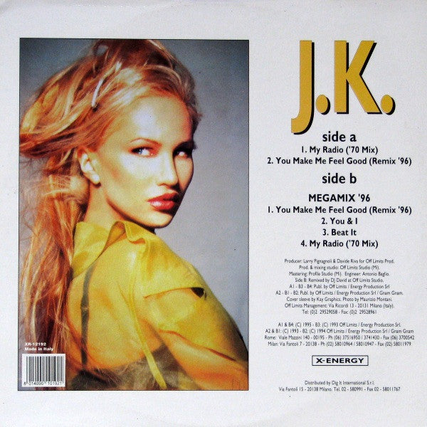 J.K. – My Radio / Megamix '96 (NM) BOX24
