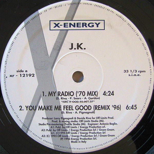 J.K. – My Radio / Megamix '96 (NM) BOX24