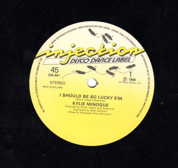Kylie Minogue – I Should Be So Lucky (VG+) BOX8