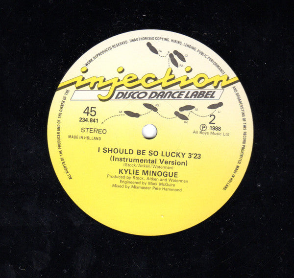 Kylie Minogue – I Should Be So Lucky (VG+) BOX8