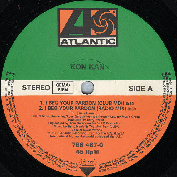 Kon Kan – I Beg Your Pardon (NM) BOX22