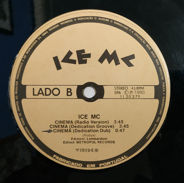 ICE MC – Cinema (NM, FUNDA EX) BOX16
