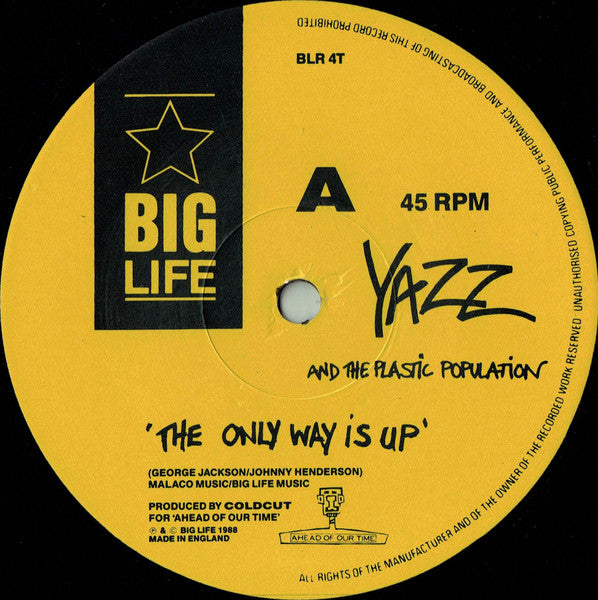 Yazz And The Plastic Population – The Only Way Is Up (VG+) BOX16