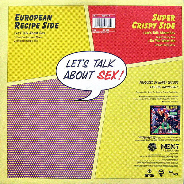 Salt-N-Pepa – Let's Talk About Sex! (EX, FUNDA VG+) BOX8