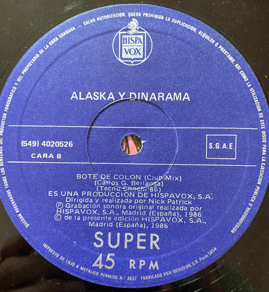 Alaska Y Dinarama – A Quien Le Importa (NM) BOX27