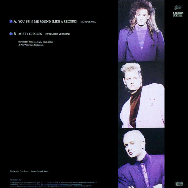 Dead Or Alive – You Spin Me Round (Like A Record) (Murder Mix) PEQUEÑA RAYA NO AFECTA SONIDO (VG+) BOX22