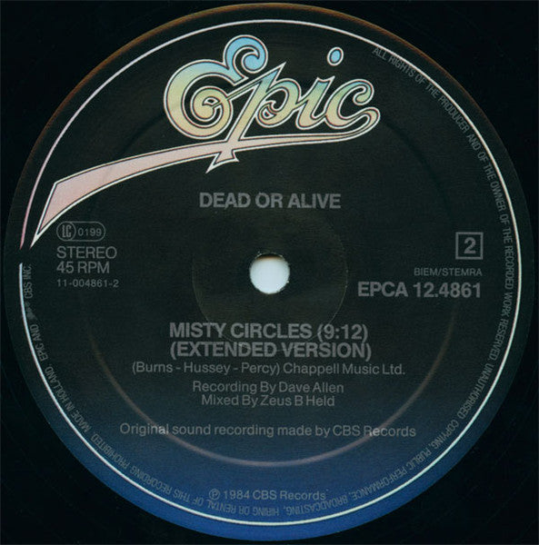 Dead Or Alive – You Spin Me Round (Like A Record) (Murder Mix) PEQUEÑA RAYA NO AFECTA SONIDO (VG+) BOX22