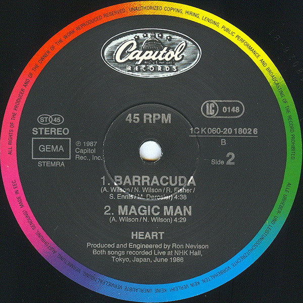 Heart – Alone (NM,EX) BOX15