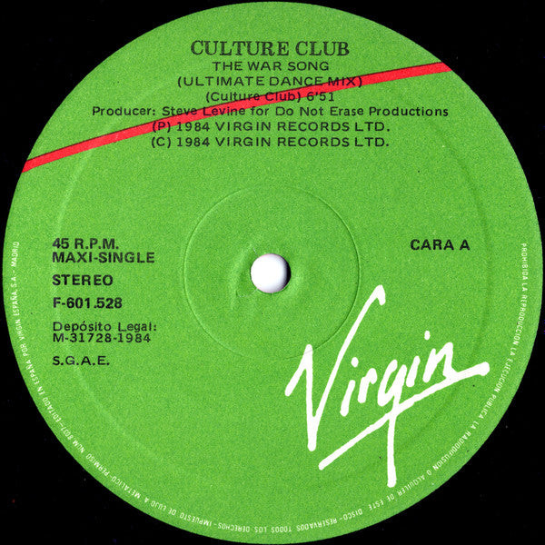 Culture Club – The War Song (VG+) BOX4