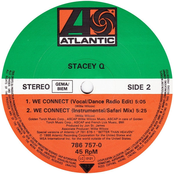 Stacey Q – We Connect (VG+) BOX14