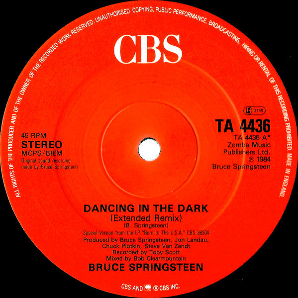 Bruce Springsteen – Dancing In The Dark (Extended Version) (VG+) BOX21