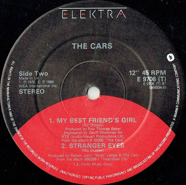 The Cars – Drive (EX, FUNDA GENERICA DE SELLO) BOX4