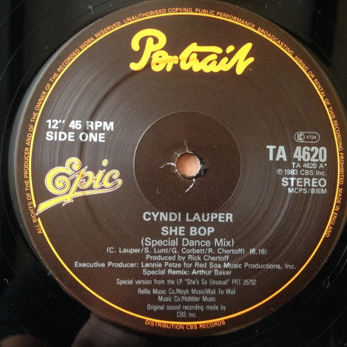 Cyndi Lauper – She Bop (NM) BOX16