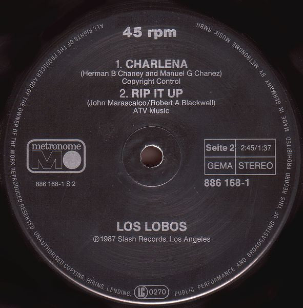 Los Lobos – La Bamba (VG+) BOX5