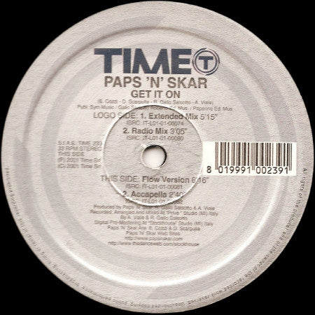 Paps 'N' Skar* – Get It On (NM, FUNDA VG+) BOX21