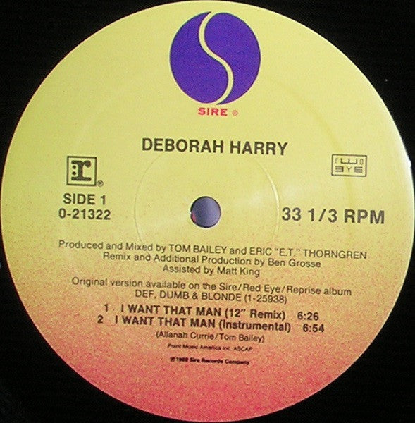 Deborah Harry – I Want That Man (EX) BOX16