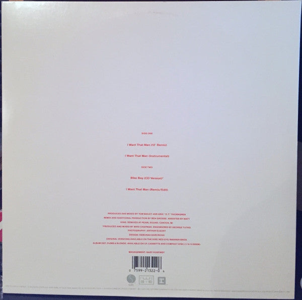 Deborah Harry – I Want That Man (EX) BOX16