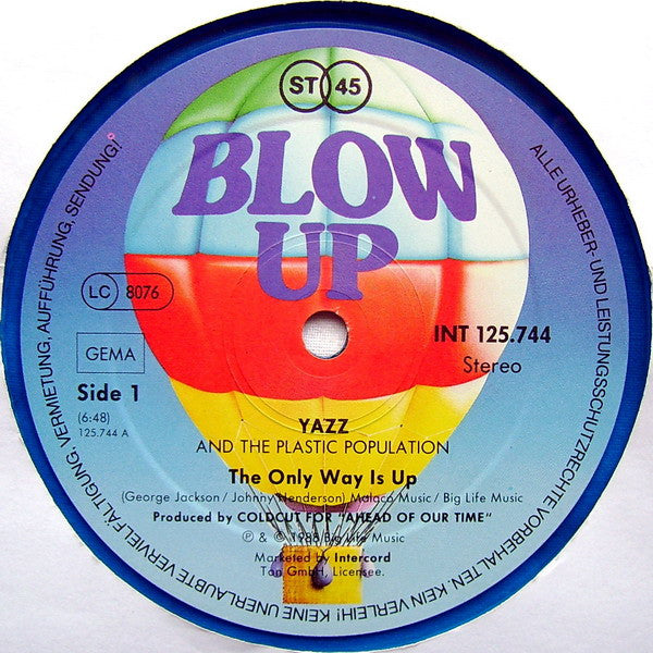 Yazz And The Plastic Population – The Only Way Is Up (EX, FUNDA VG+) BOX1