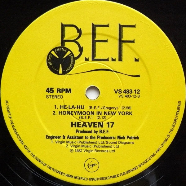 Heaven 17 – At The Height Of The Fighting (He-La-Hu!) (NM, FUNDA VG+) BOXE1