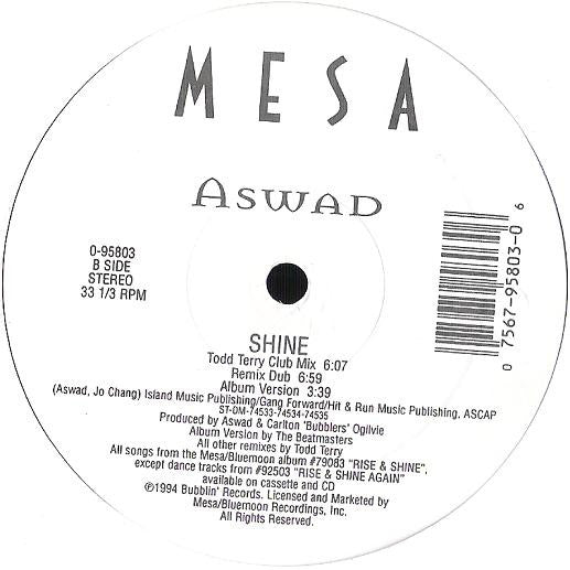 Aswad – Shine (NM, FUNDA EX) BOX13
