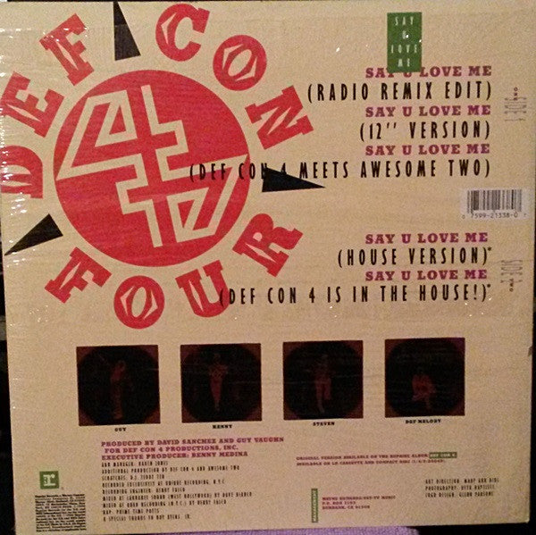 Def Con 4 – Say U Love Me (MINT, SELLADO) BOXE1