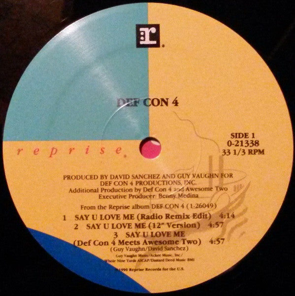 Def Con 4 – Say U Love Me (MINT, SELLADO) BOXE1