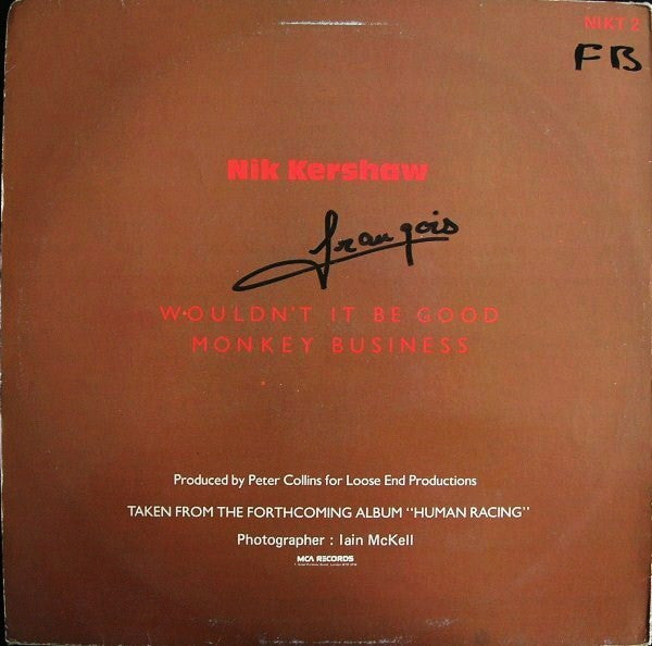 Nik Kershaw – Wouldn't It Be Good (NM) BOX16