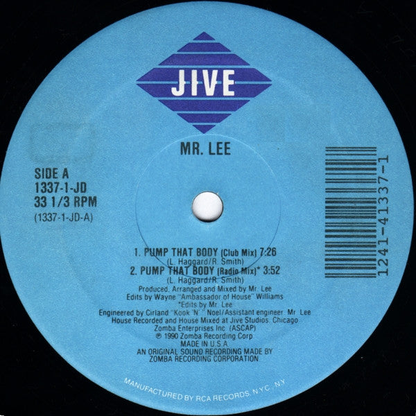 Mr. Lee ‎– Pump That Body (VG+) Box4