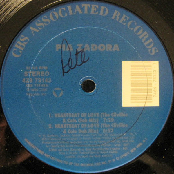 Pia Zadora – Heartbeat Of Love (NM, FUNDA VG+) BOXE1