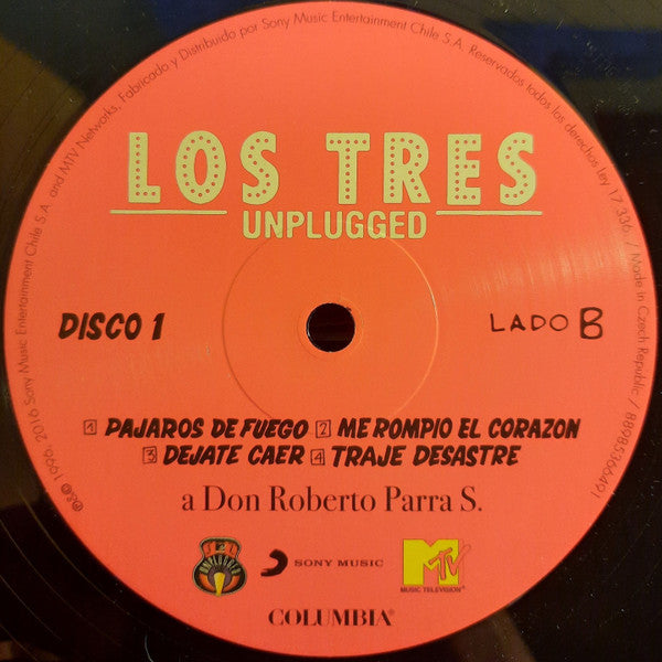 Los Tres – Unplugged / DISCO DOBLE (NUEVO, SELLADO) BOXV4