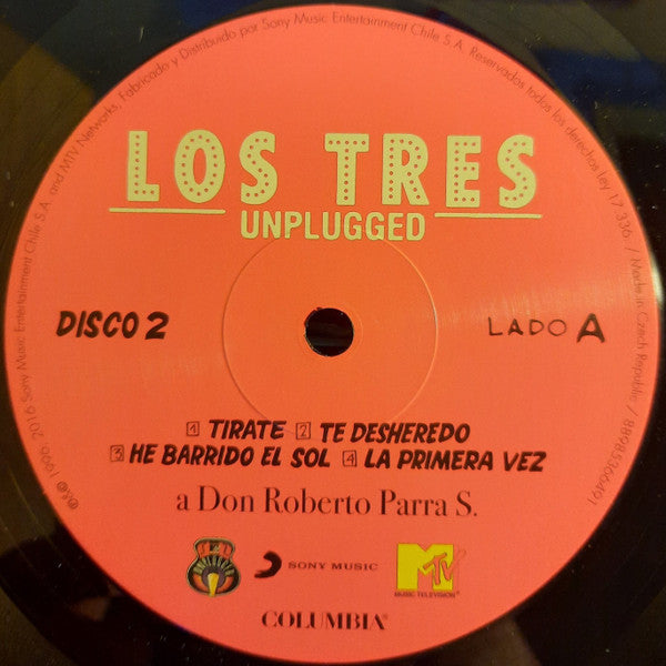 Los Tres – Unplugged / DISCO DOBLE (NUEVO, SELLADO) BOXV4