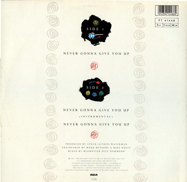 Rick Astley – Never Gonna Give You Up (VG+) BOX21