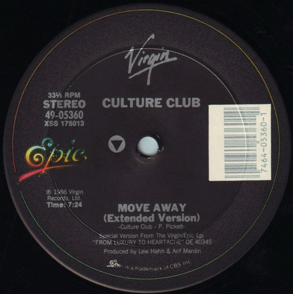 Culture Club – Move Away (Extended) (NM, FUNDA EX) BOX5