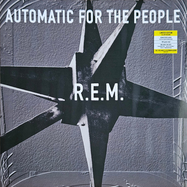 R.E.M. – Automatic For The People / LIMITED EDITION YELLOW (NUEVO, SELLADO)