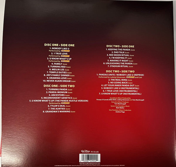 Ludwig Göransson, 4*Town – Turning Red (Original Motion Picture Soundtrack) / DISCO DOBLE (NUEVO, SELLADO)