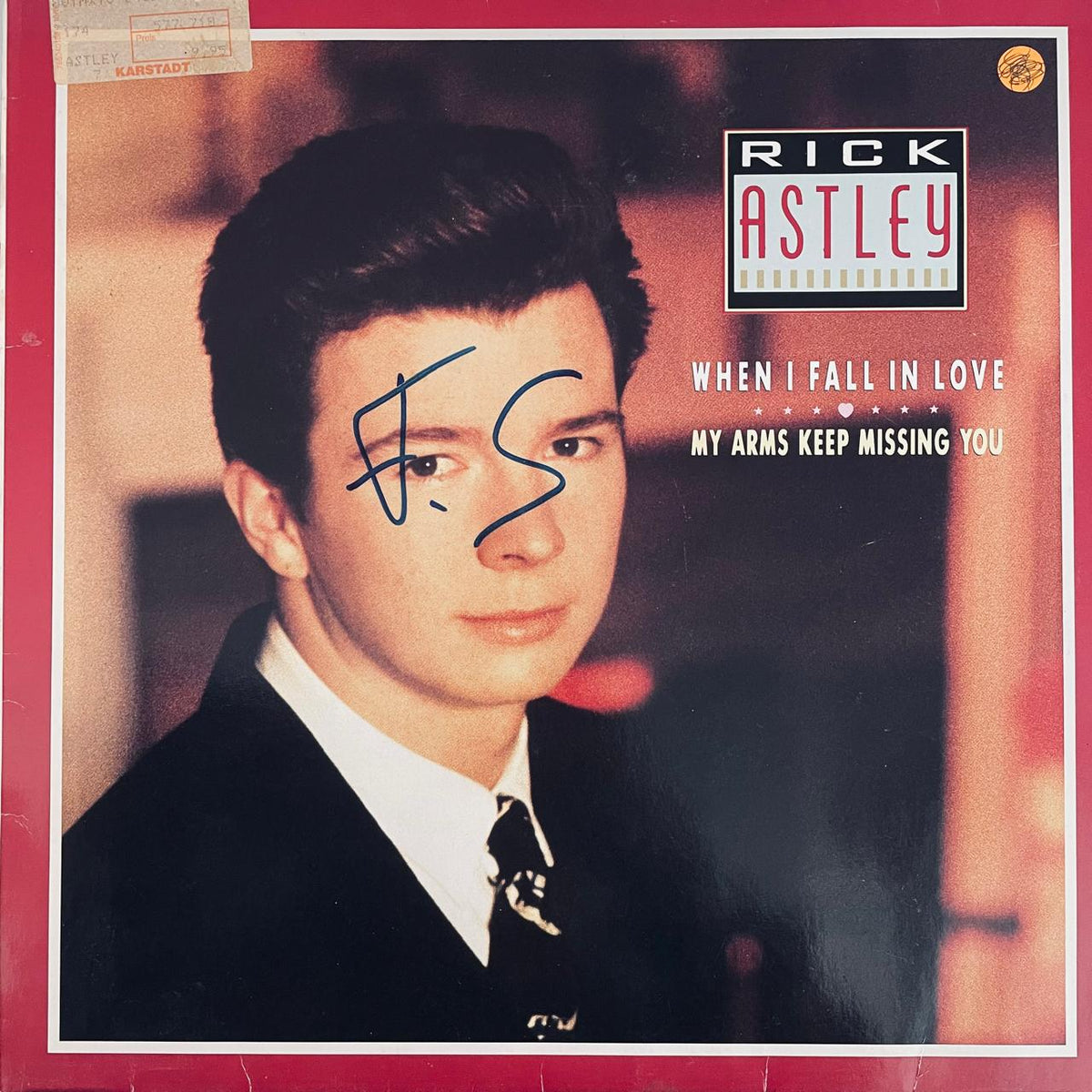 Rick Astley – When I Fall In Love / My Arms Keep Missing You (VG+) BOX28