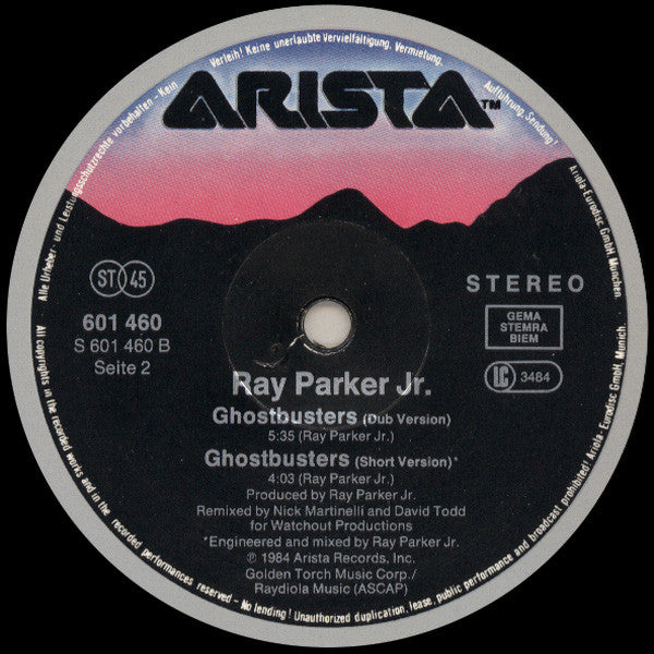 Ray Parker Jr. – Ghostbusters (Extended Version) (NM, FUNDA EX) BOX3
