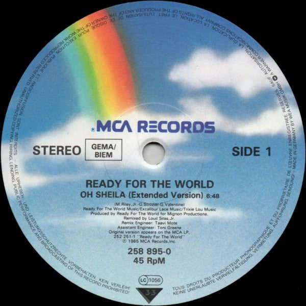 Ready For The World – Oh Sheila (NM, FUNDA VG+)
