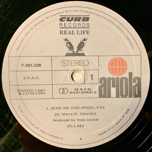 Real Life – Send Me An Angel (EX, FUNDA VG+)